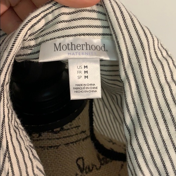 motherhood striped flannel - Picture 3 of 3